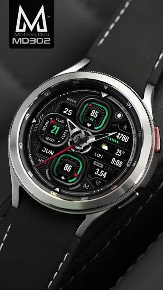 MD302 Analog watch face screenshot 4