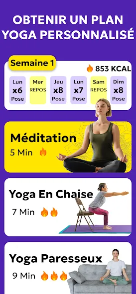 Yoga Exercice pour Debutant screenshot 3