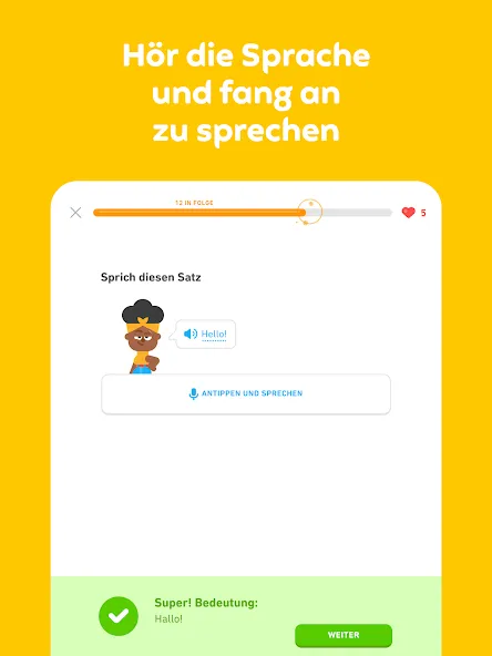 Duolingo: Sprachen & Schach screenshot 12