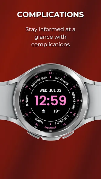 EXD059: Circular Watch Face screenshot 5
