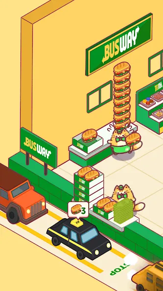 고양이 스낵바 : 힐링 시뮬레이션 게임 screenshot 1