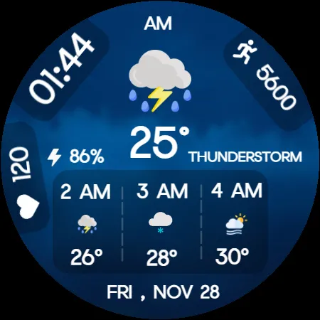 Hourly Weather for Wear OS screenshot 19