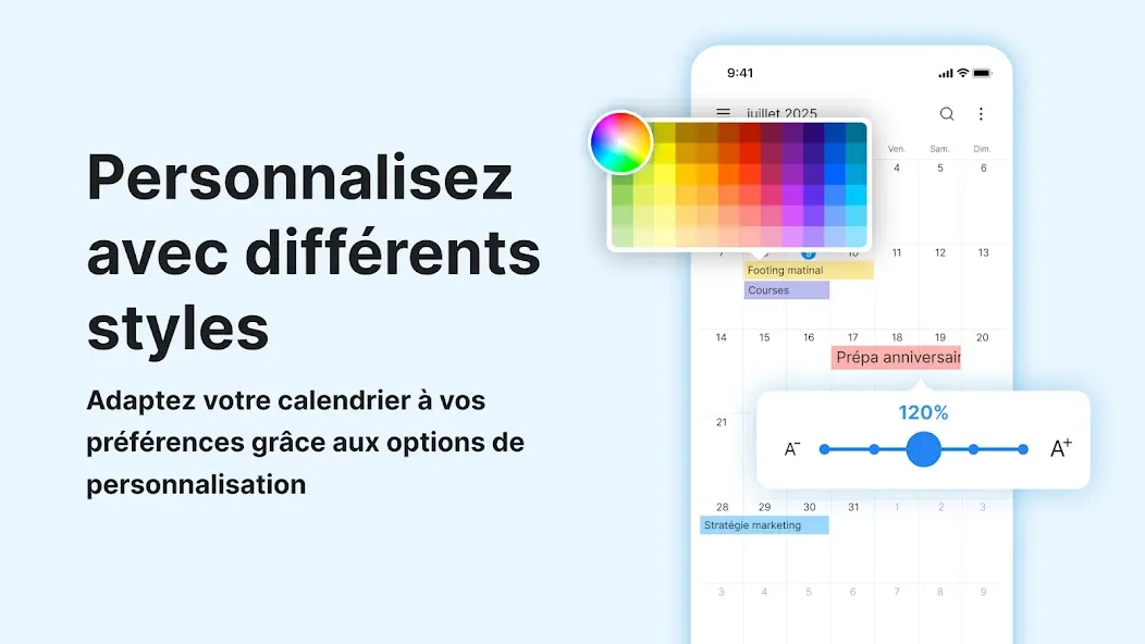 Calendrier Agenda, Planner App screenshot 7