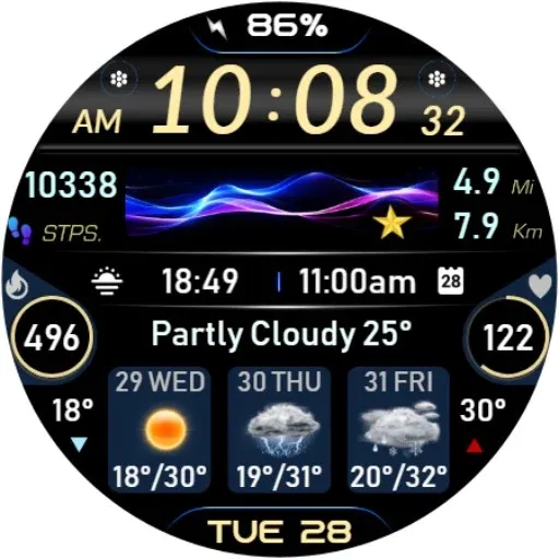 Modern Fitness Tracker IW20 screenshot 18