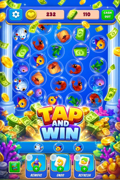 Ocean Match 3: Lucky Puzzle screenshot 1