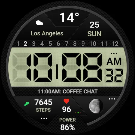 TVV Digital 2 Watch Face screenshot 9