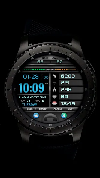 PW108 Smart Data Watch Face screenshot 3