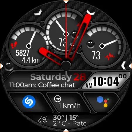 Digital Watch Face CUE103 screenshot 11