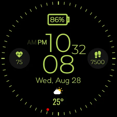 MAHO008 Wear OS Watch Face screenshot 25