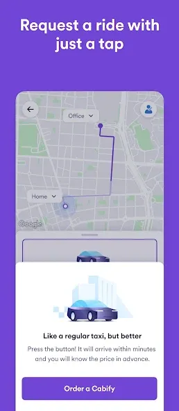 Cabify screenshot 2