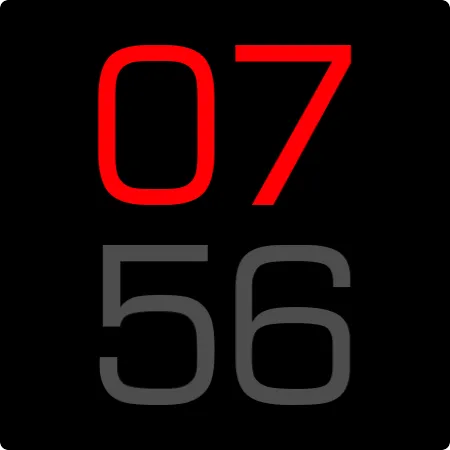 Key077 Futuristic Watch Face screenshot 29