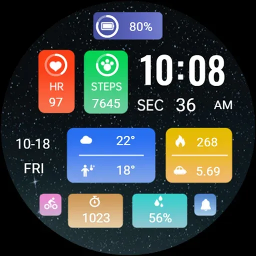 Bright Night Stars ZKin Watch screenshot 6