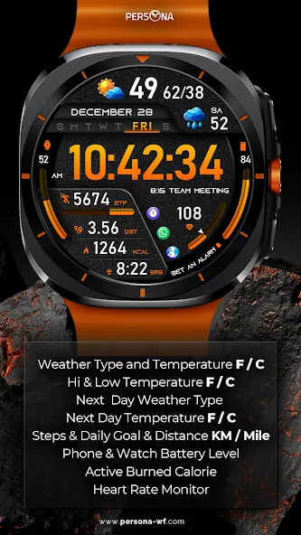 PER49 Digital Watch Face screenshot 19
