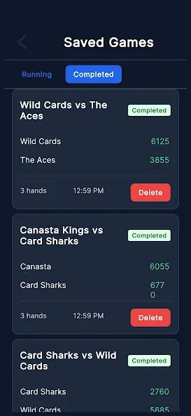 Canasta Score Pro - Ad Free screenshot 1