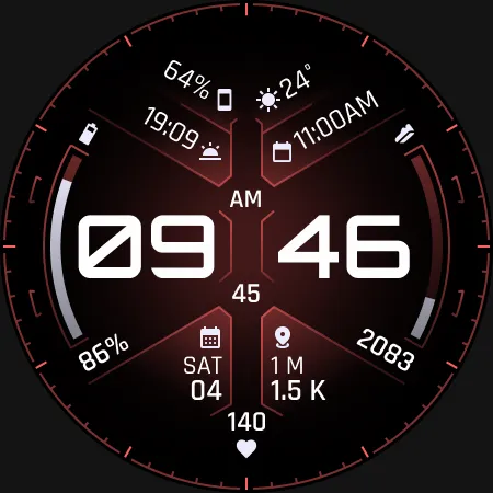 TKS 17 Surge Watch Face screenshot 14