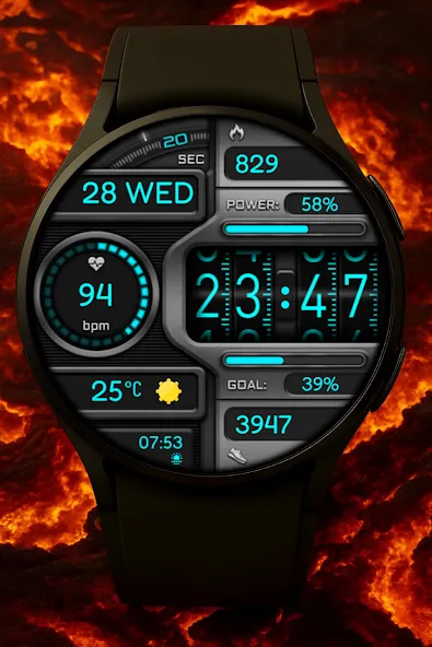 Power Rush Wath Face screenshot 5