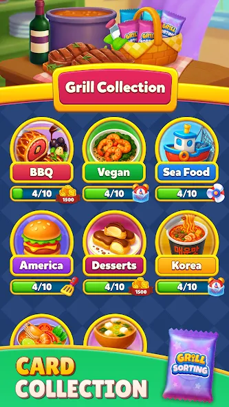 Grill Cooking: Sort Challenge screenshot 29