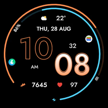 TVV Fitness 5 Watch Face screenshot 9