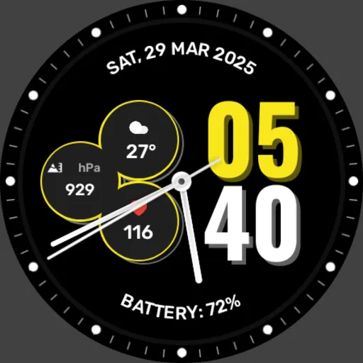 Baron 2: Hybrid Watch Face screenshot 26