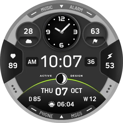 Odyssey 2: Hybrid Watch Face screenshot 44