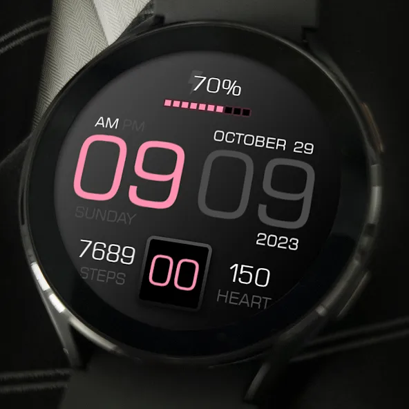 Key083 Digital Watch Face screenshot 5