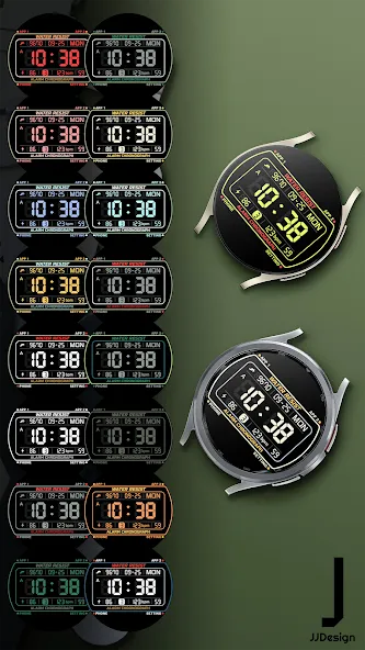 JJ-Digital030 Watch Face screenshot 7