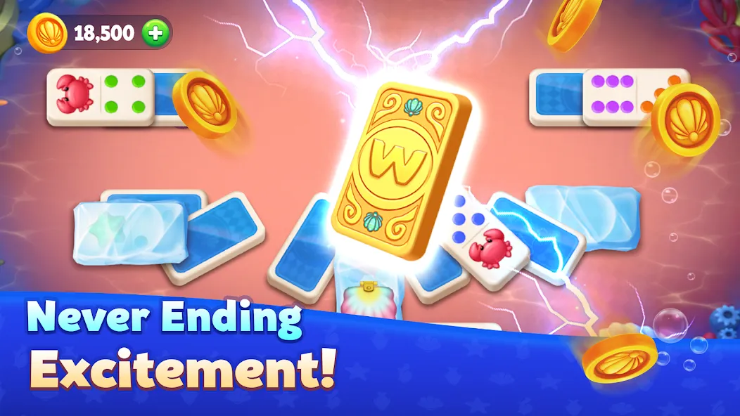 Domino Ocean : Solitaire Tiles screenshot 1