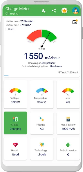 Charge Meter screenshot 1