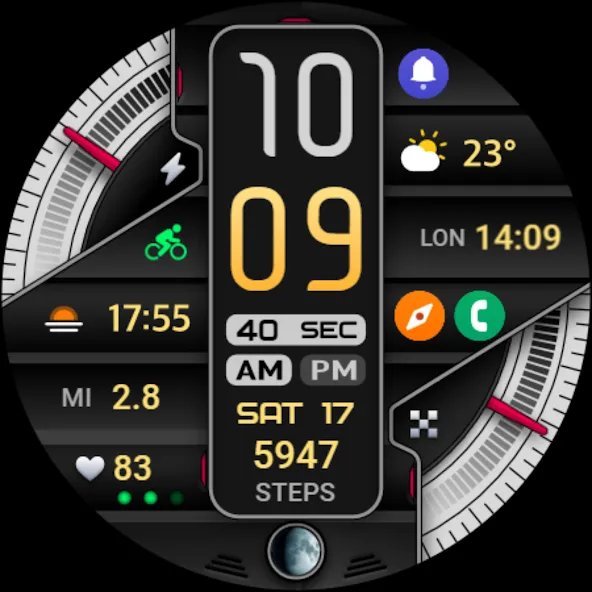 PRADO 60 Digital Watch Face screenshot 10