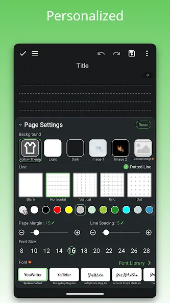 YesWriter - Writing, Notes screenshot 6