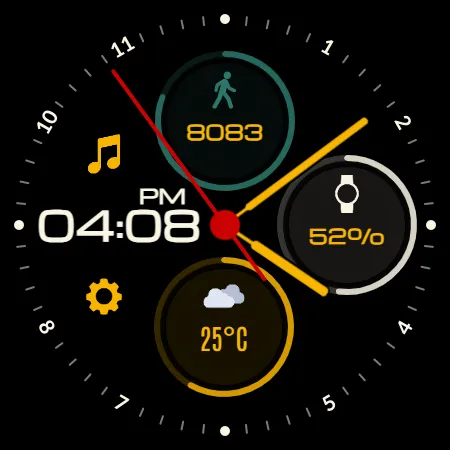 Fusion Rings Watch Face screenshot 8
