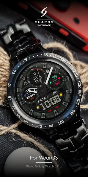 SH104 Watch Face, WearOS watch screenshot 3