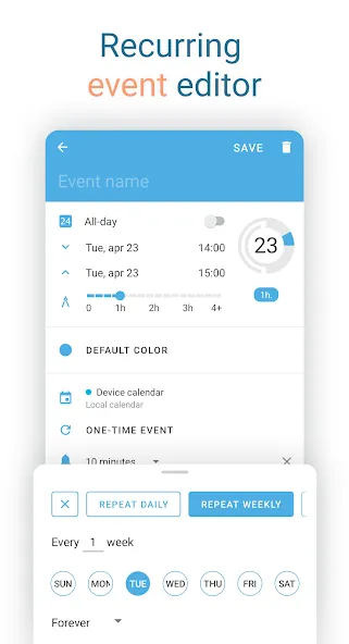 Sectograph. Day & Time planner screenshot 5