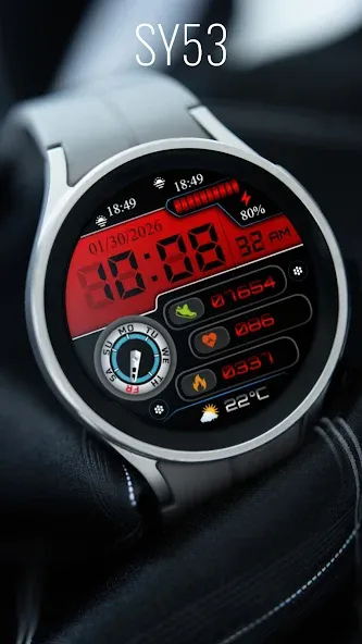 SY53 Watch Face for Wear OS screenshot 2