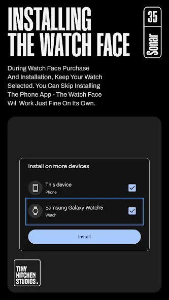 TKS 35 Sonar Watch Face screenshot 6