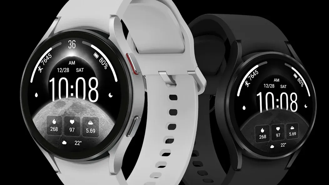 ZKin Watch Face Crescent Moon screenshot 1