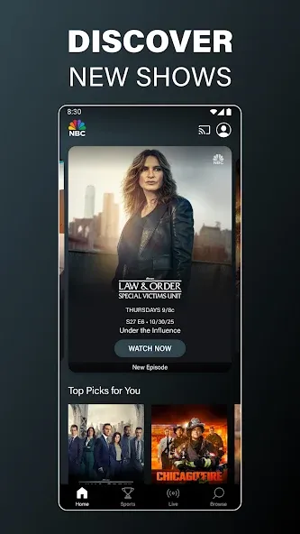 The NBC App - Stream TV Shows screenshot 2