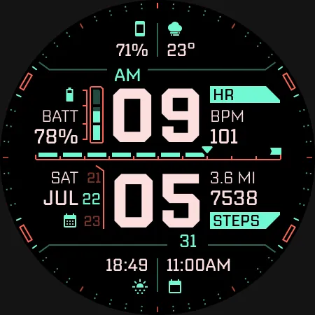 TKS 19 Arcadex Watch Face screenshot 10