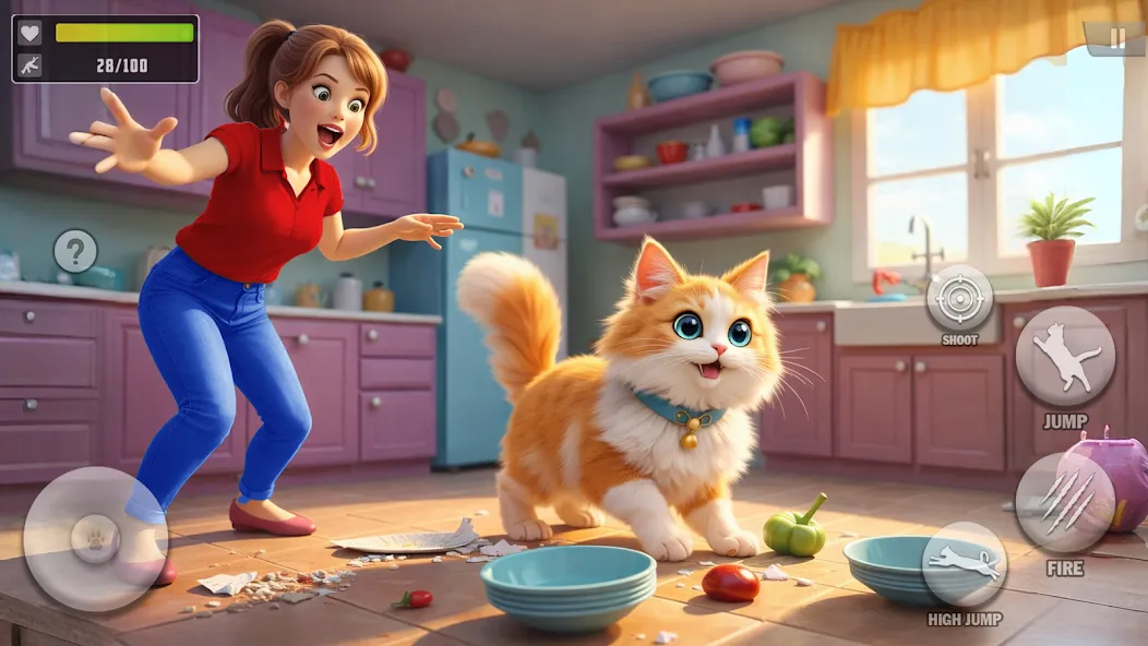 I Am Naughty Cat Simulator screenshot 7