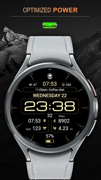 WFP 237 Digital watch face screenshot 3