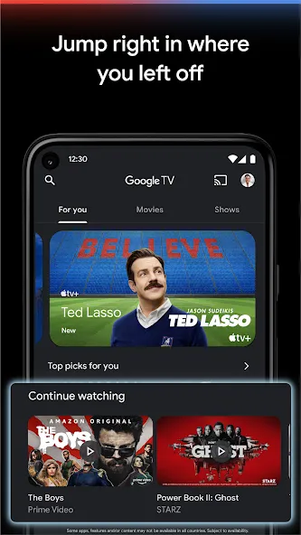 Google TV screenshot 5