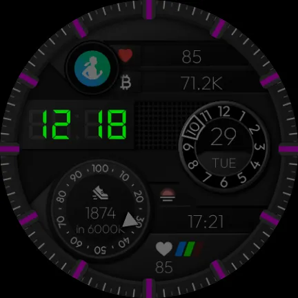 OD28 Titanium Watch Face screenshot 40