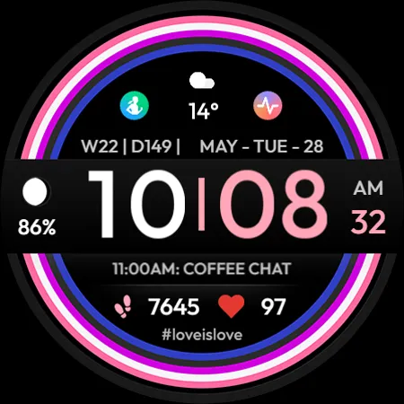 TVV Pride Digital Watch Face screenshot 12