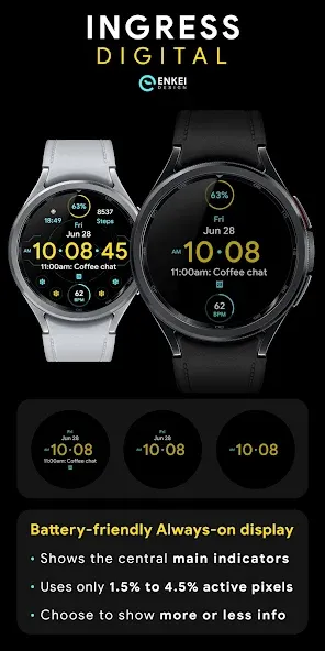 Ingress Digital - watch face screenshot 4