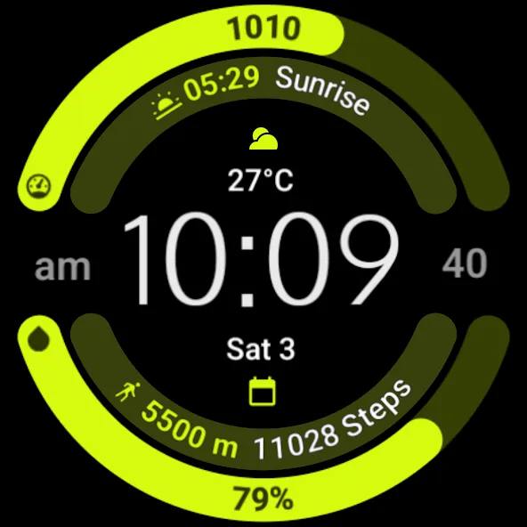 MDS06 Sport Watch Face screenshot 10