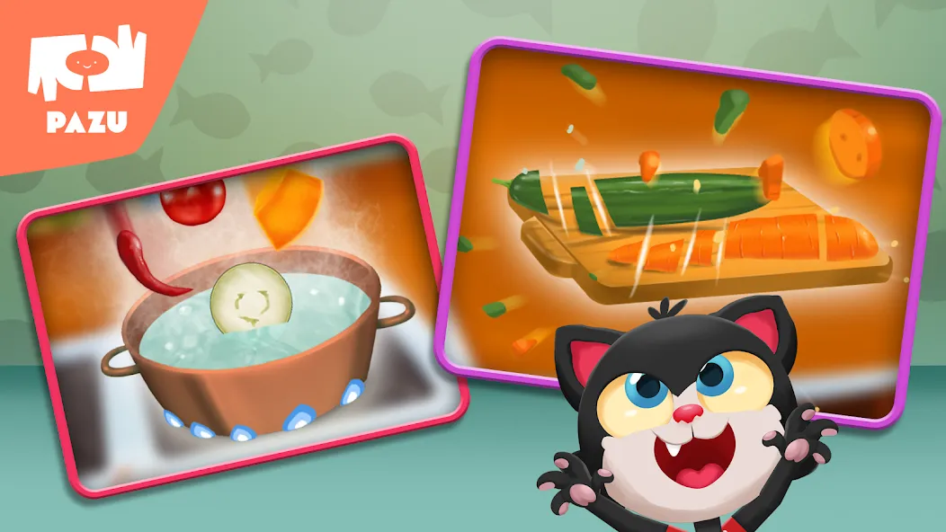 Paw Kitchen Kids Cooking Games screenshot 3
