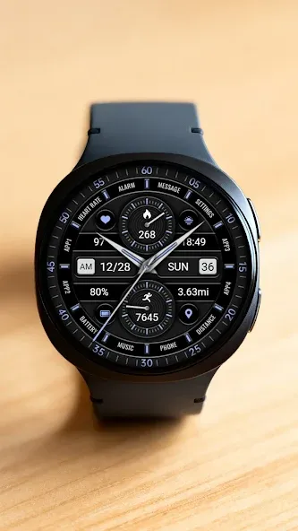 Dark Elegant Purple ZKin Watch screenshot 2