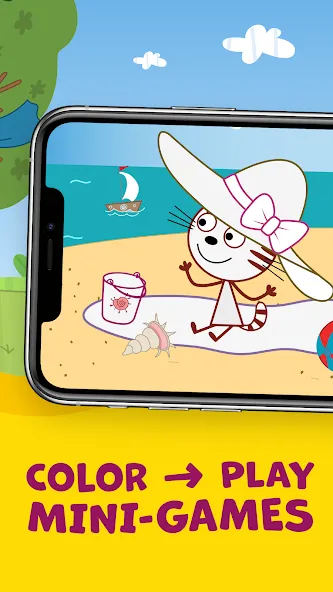 Kid-E-Cats: Juego de Colorear screenshot 2