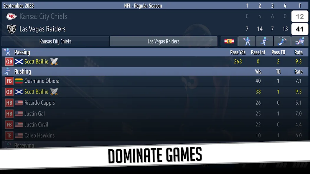 Football Superstar 2: USA Ed. screenshot 4