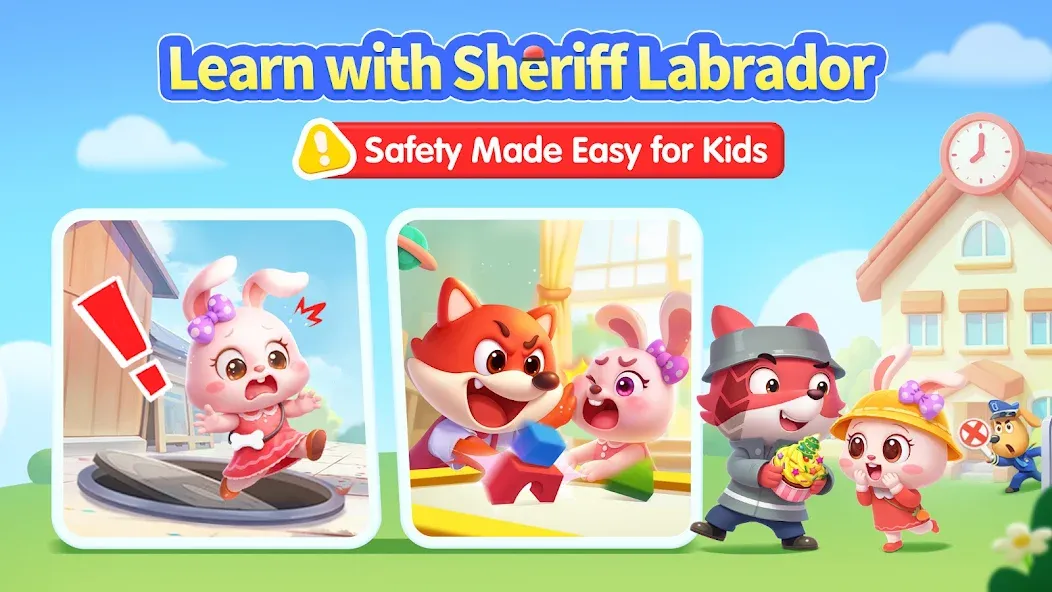 Sheriff Labrador Safety Games screenshot 4